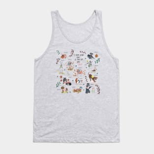 Dog lover person cute dogs breed pattern Tank Top